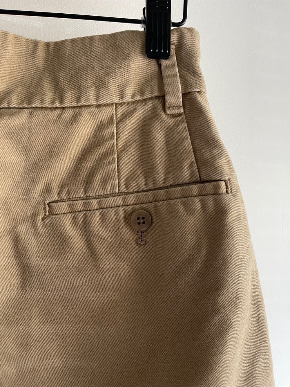 UNIQLO x Ines de la Fressange Tan Wide Leg Cotton Trousers French Girl Classic - Picture 8 of 16